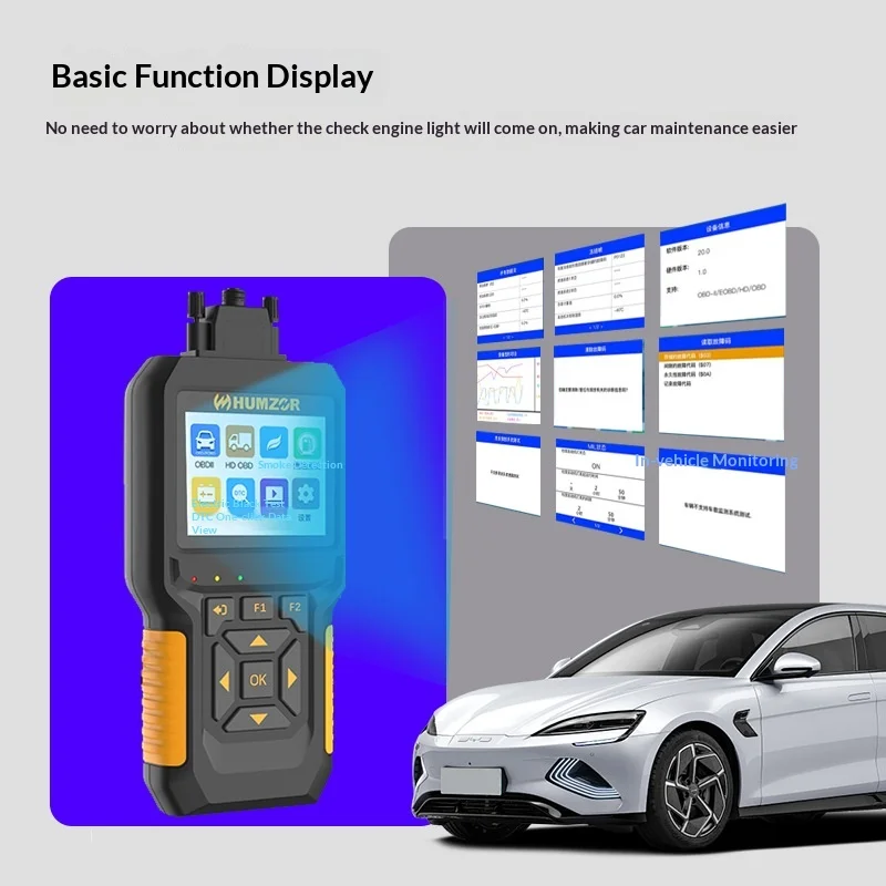 Car Engine Fault Diagnostic Tool NC601 Model OBDII HD-OBD Communication Integrated Auto Repair Annual Inspection Pre-inspection