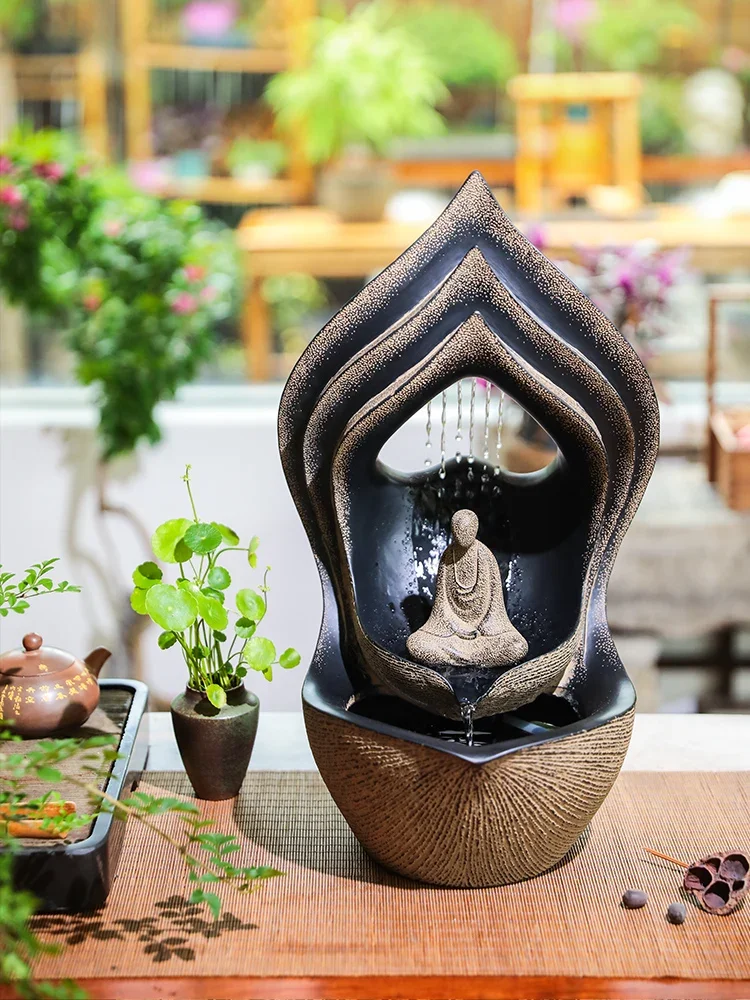 New Chinese-style zen flowing water ornament home office living room