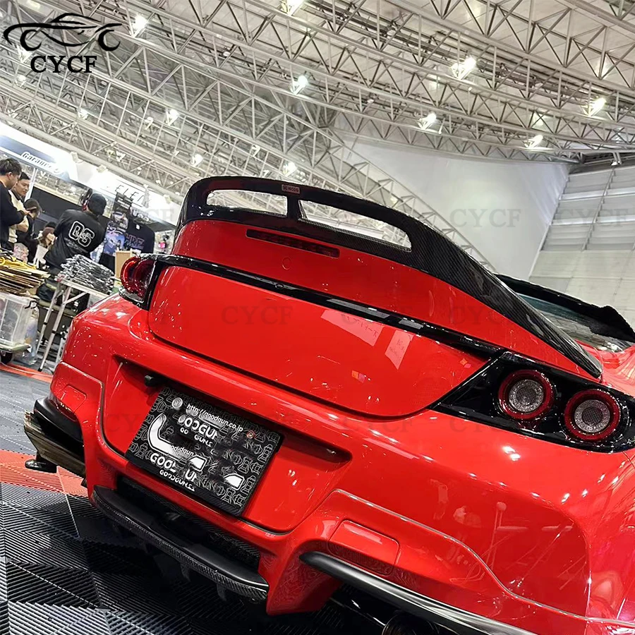 

Для Toyota GR86 Subaru BRZ 2019+ Карбоновый задний спойлер-диффузор, заднее антикрыло, комплект обвеса, автомобильные аксессуары
