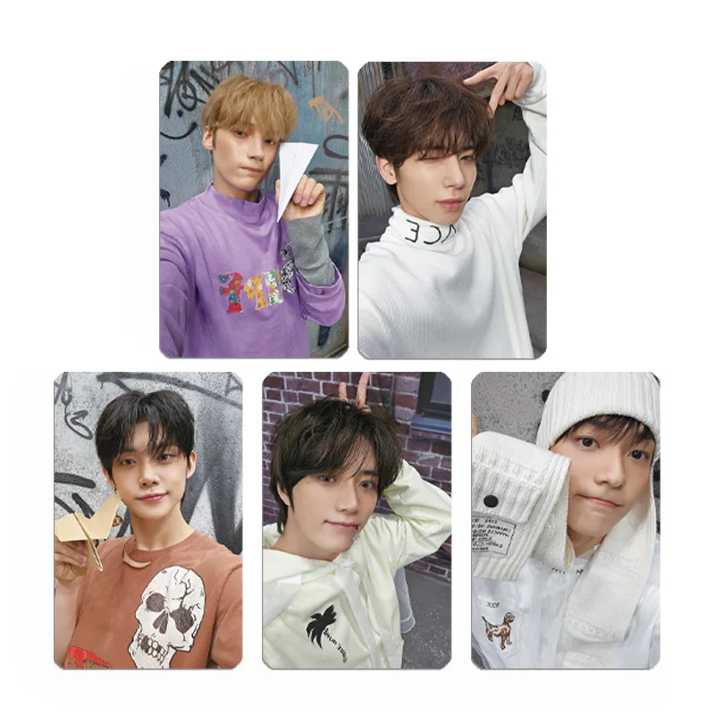 5pcs KPOP Star ALBUM CHIKAI Lucky Draw Cards SooBin YeonJun Random Cards TaeHyun BeomGyu HyuningKai Fans Collection Gift