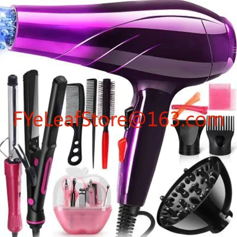 Professional 4000W Powerful Hair Dryer Fast Styling Blow Dryer Hot And Cold Adjustment Air Dryer Nozzle For Barber Salon Tools