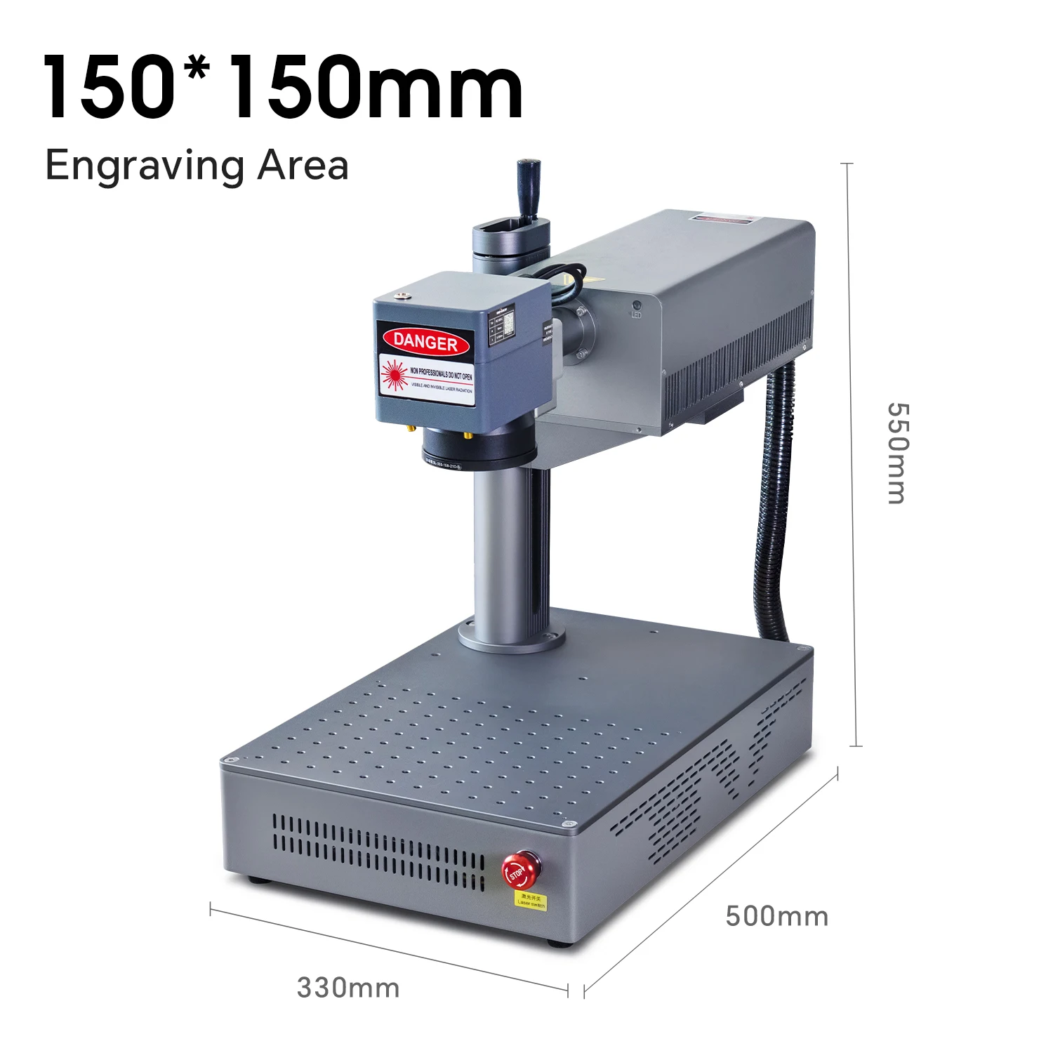 Máquina de gravação a laser profissional CAVERJOY UV 3W/5W Portátil Industrial Home DIY CNC Gravador a laser para todos os materiais