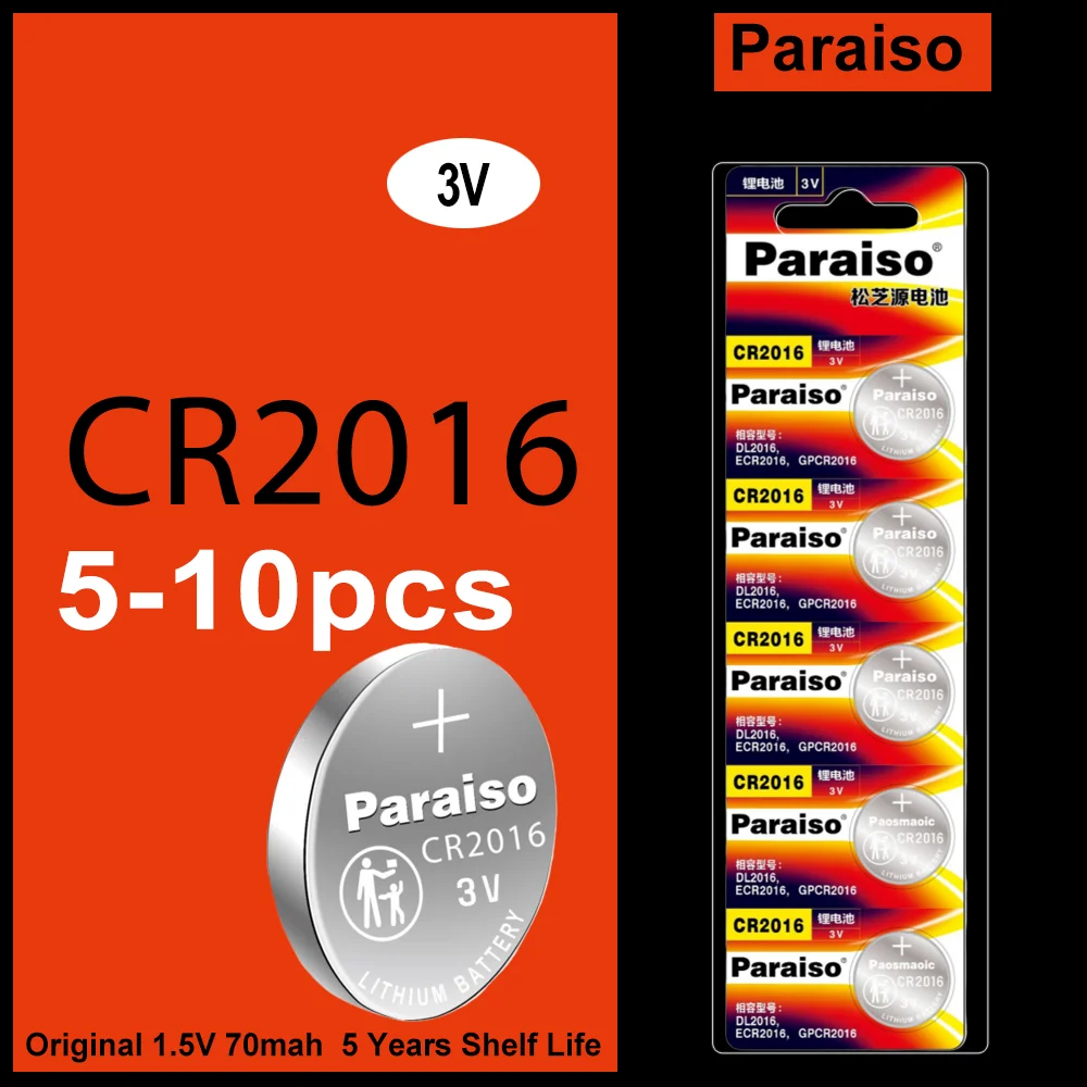 5-10 Pcs CR2016 3V …