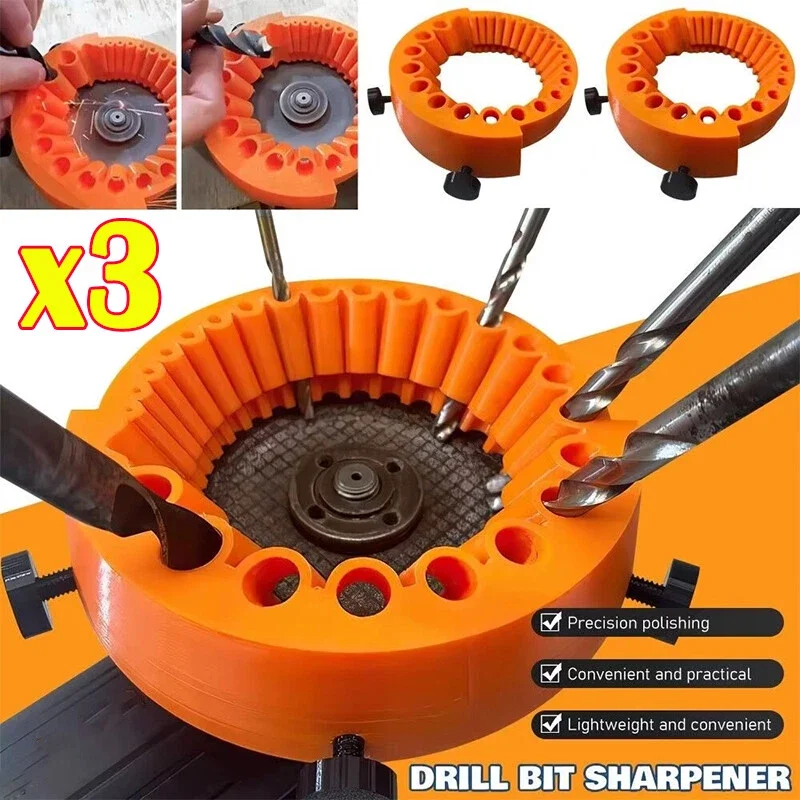 

125mm Angle Grinder Powered Tool Parts For 2-13mm Drill BitsMultipurpose Drill Bit Grinding Sharpener Polishing Grinding Tool