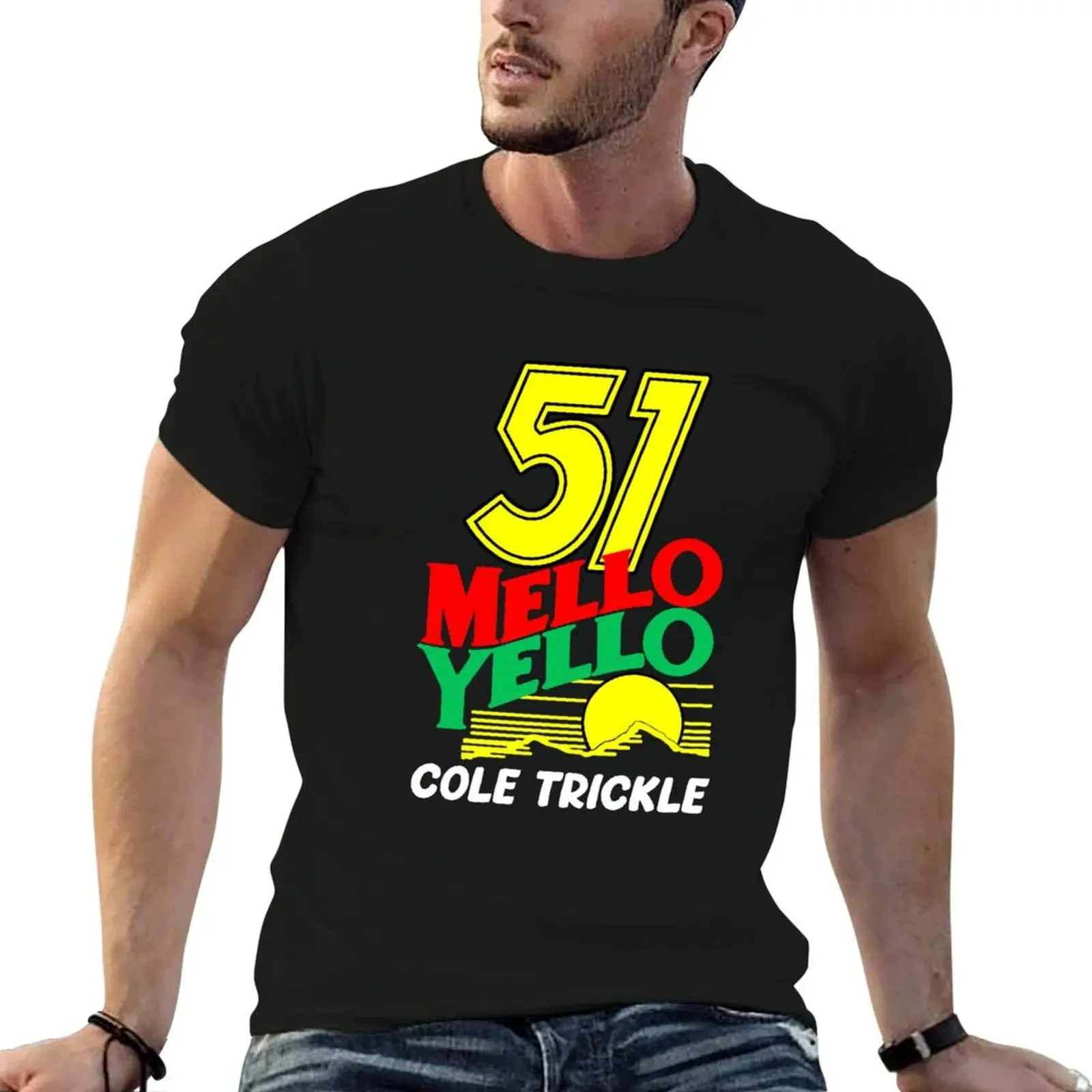 51 Mello Yello Cole Trickle – Days of Thunder T-Shirt street wear sweat mens t shirts casual stylish