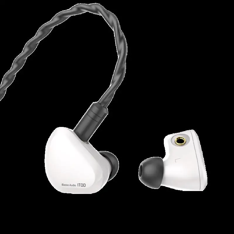 Go iBasso IT00 dual-chamber graphene moving coil HIFI fever bass in-ear MMCX headphones