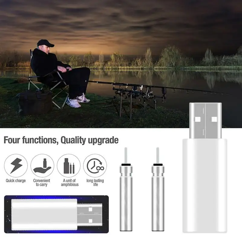 High Quality Electronic Fishing Float Battery Charger Devices Rechargeable CR425 Battery Set Match USB Charger