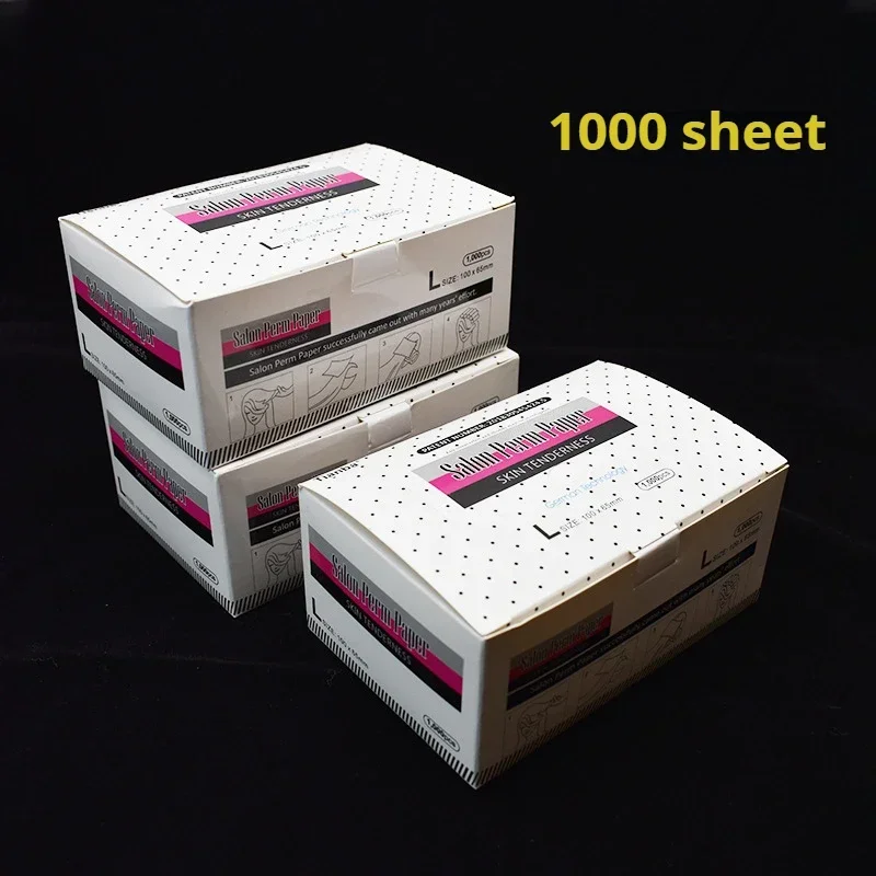 

1000 Sheet /Box Salon Grade Perm Papers 60mm Ultra Thin Breathable SheetsHair Curler Rollers Non Stick Heat Resistant Essential