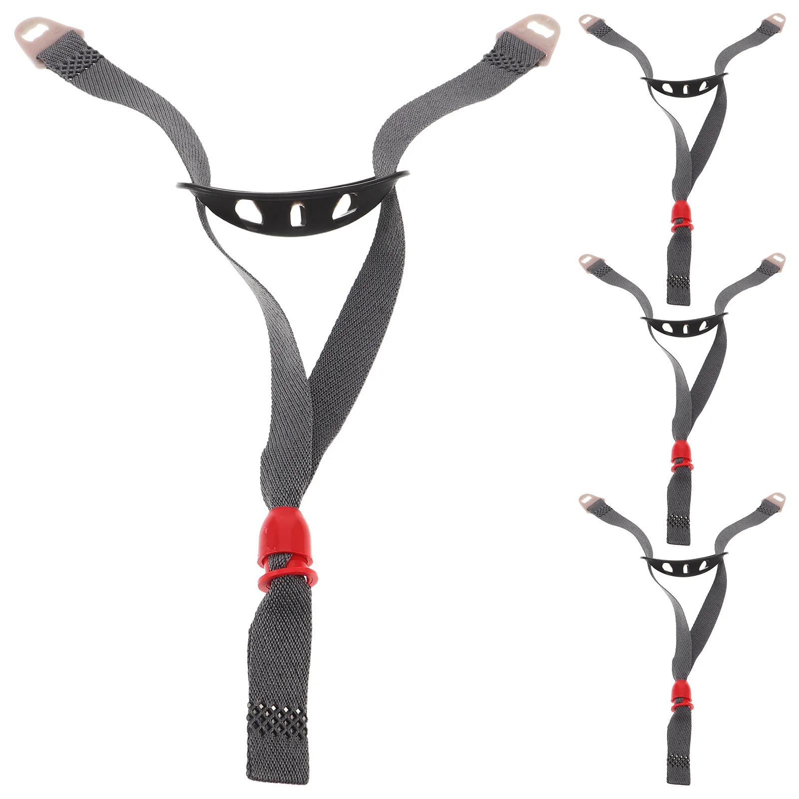 4Pcs Adjustable Safety Hard Hat Chin Strap with Chin Cup Universal Y Shape Strap for Construction Worker Retention