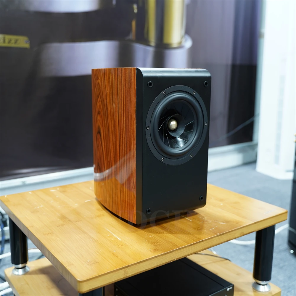 TUOLIHAO Q6 Full Frequency Bookshelf Speaker 6.5 Inch Hifi Enthusiast Bookshelf 2.0 Passive Speaker 8ohm 100W 93dB/mW