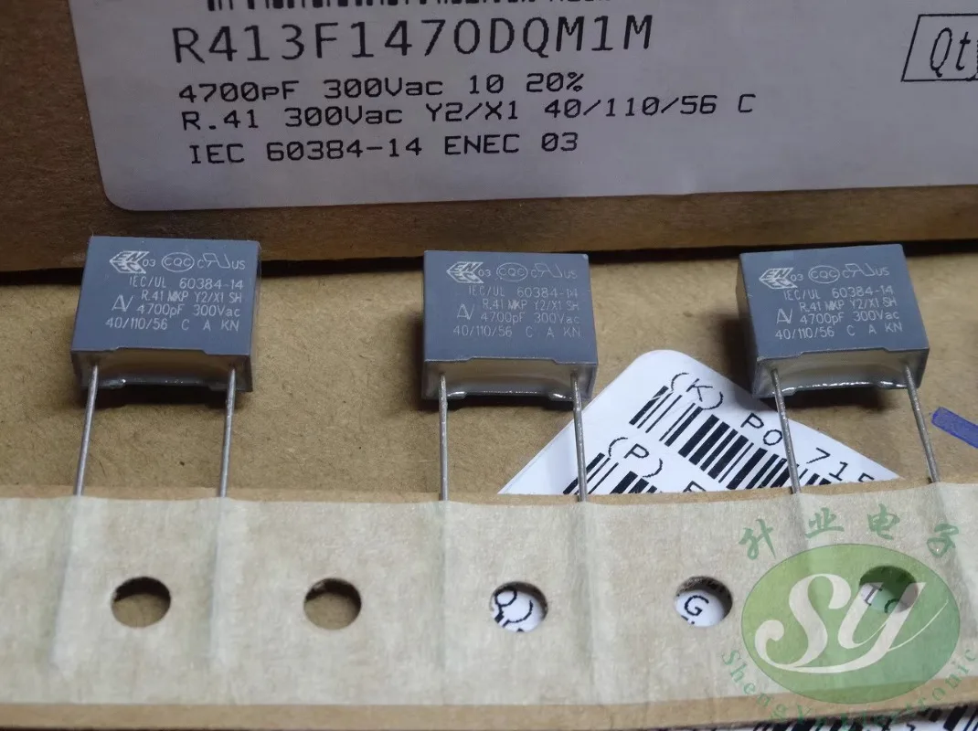 20PCS AV R413F1470DQM1M 0.0047uf/300VAC 4.7nf 4700pf 4n7 472 New thin film capacitor
