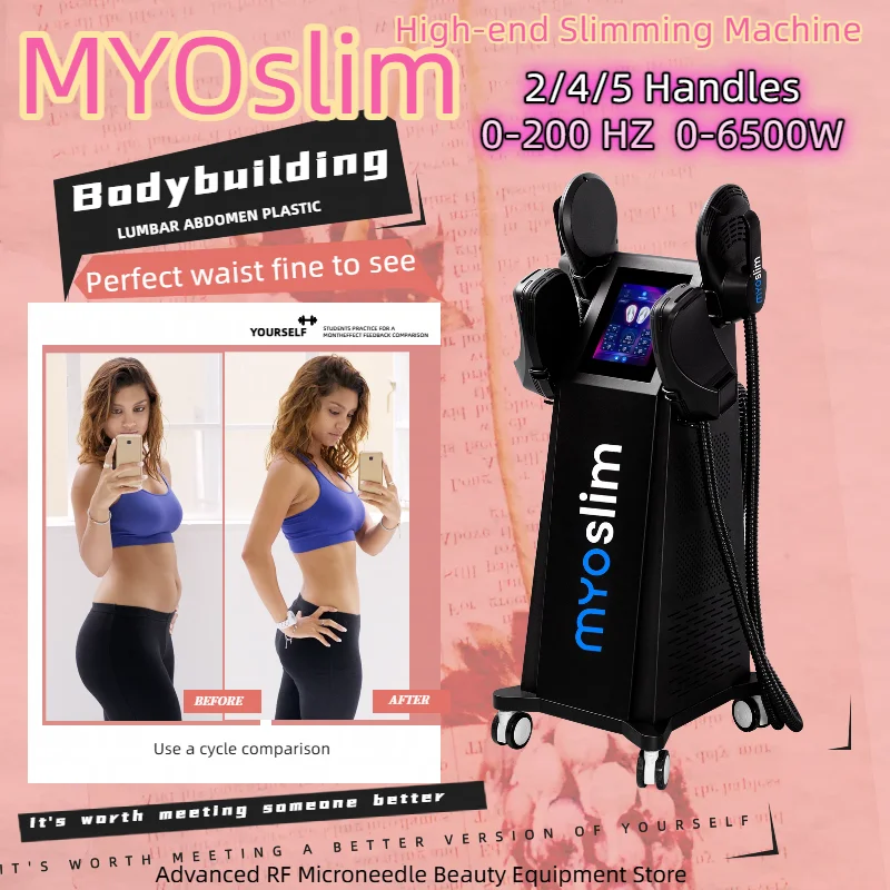 

myoslim Pro 6500W Fat-burning, body-shaping and Weight Loss Massage Device Electromagnetic Slimming and weight Loss