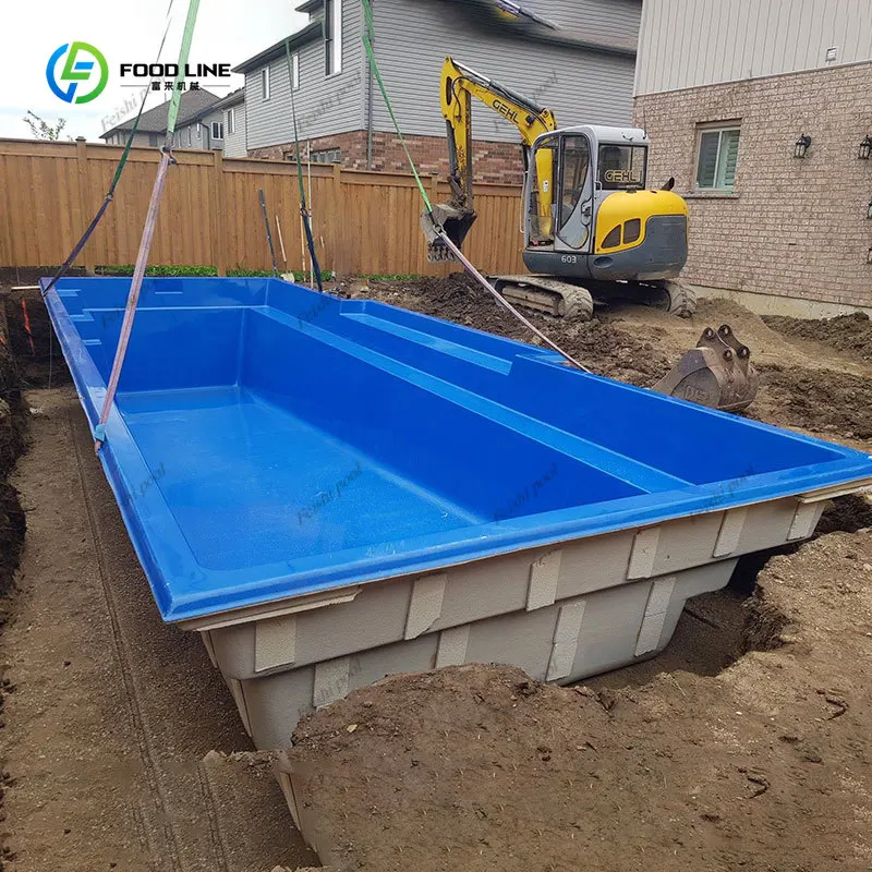Fiberglass Inground Family Swimming Pool Kit Outdoor for Home Garden with Accessories Tools Custom