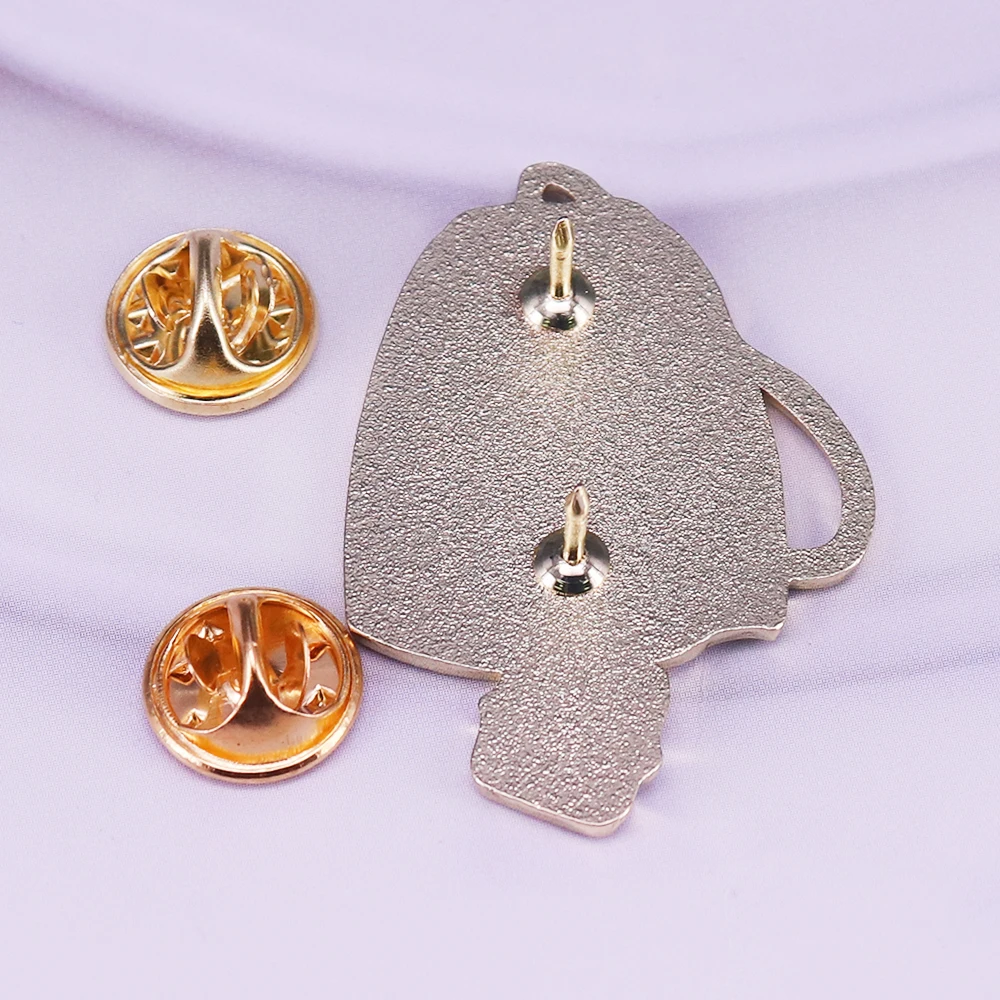 Badge Brooch backpack Pumpkin Halloween Cartoon Anime SPOOKY TEA FILTER