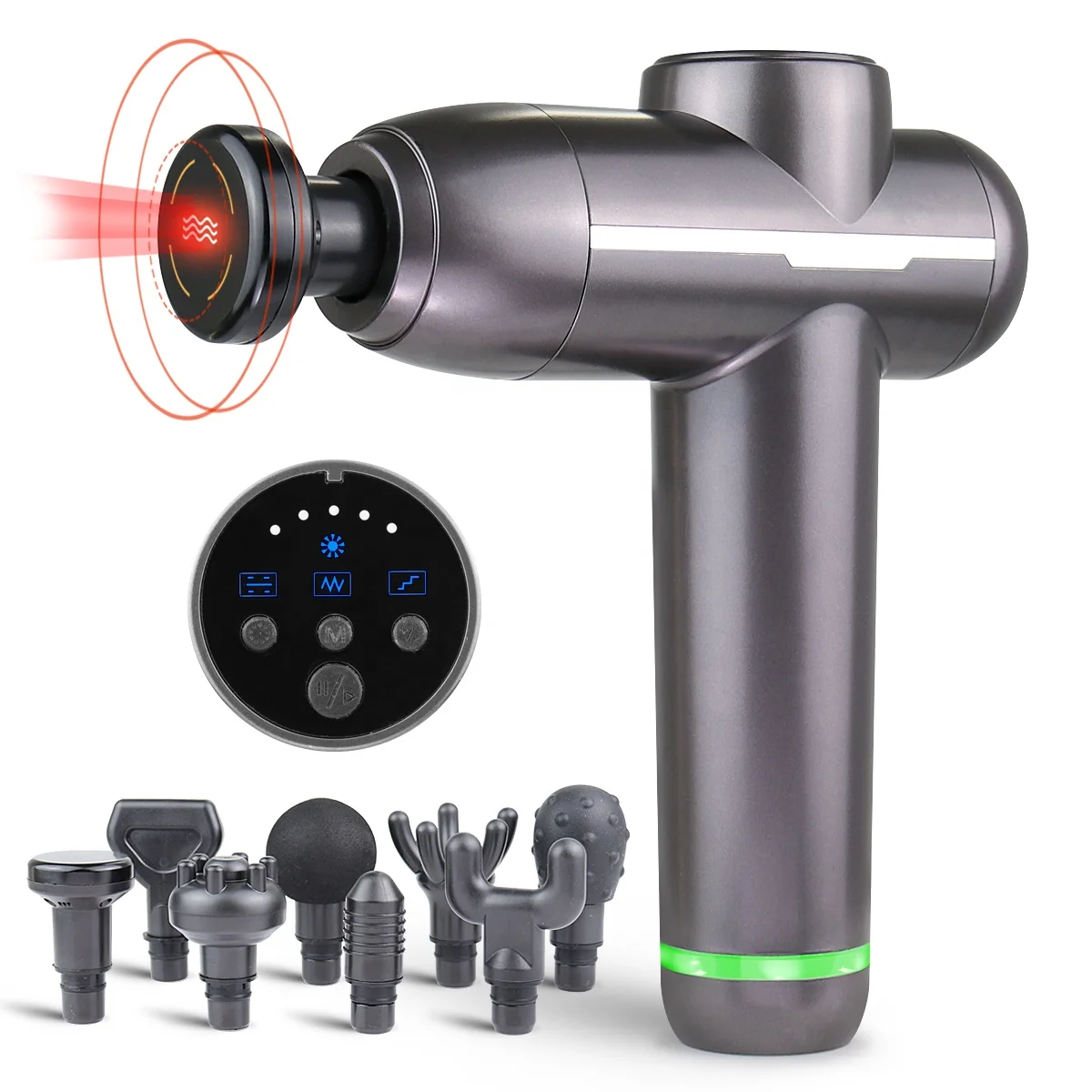 

Deep Tissue Massage Products Full Body Heating Strike Gun Massager Electric Gun Muscle Pain Massage Tool