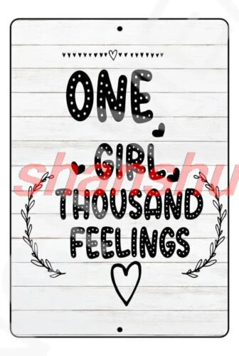 One Girl Thousand Feelings Funny Baby