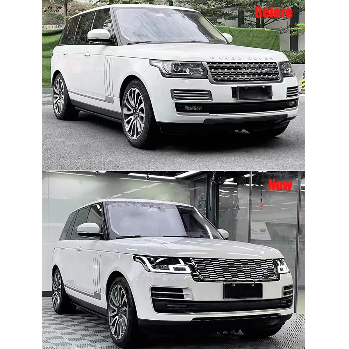 Car Full Body Kit For Land Rover VOGUE FULL BODY KIT With Door Engine hood Lights