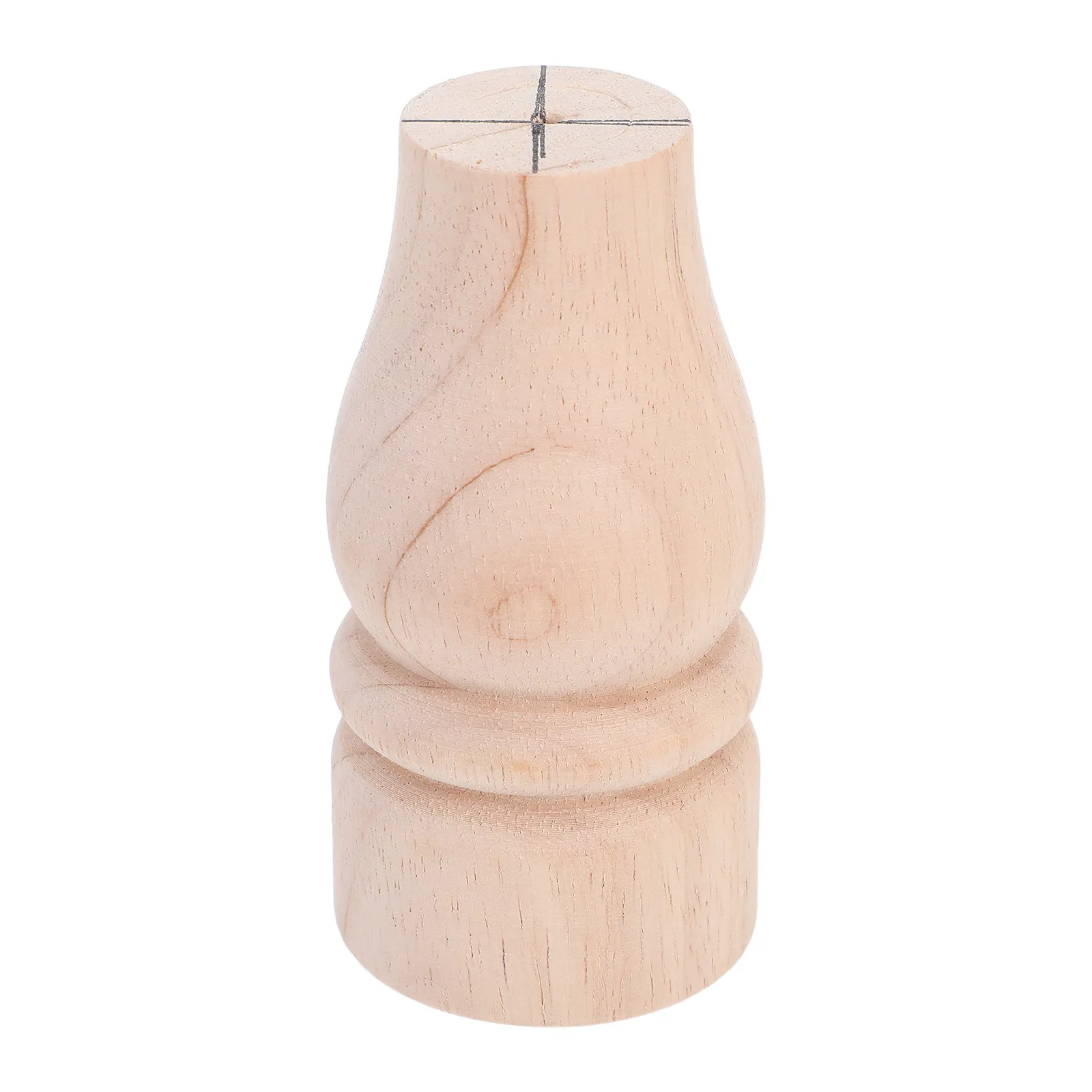 Unfinished Solid Wood Furniture Legs French Decorative Round Sofa Legs Replacement Coffee Table Bed Dresser Wardrobe Bookcase