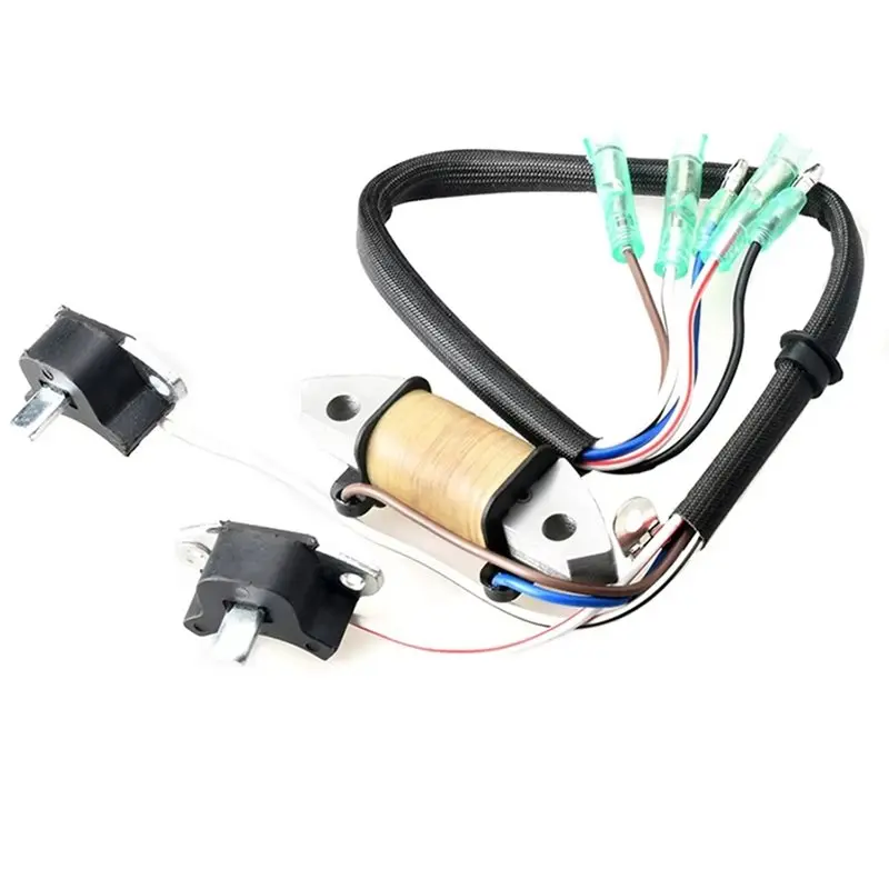 3X 69P-85541-19 Charge Coil Coil Pulser Assy 61N-85543-09 For Yamaha 25HP 30HP 2 Stroke Boat Motor 69P-85541-09