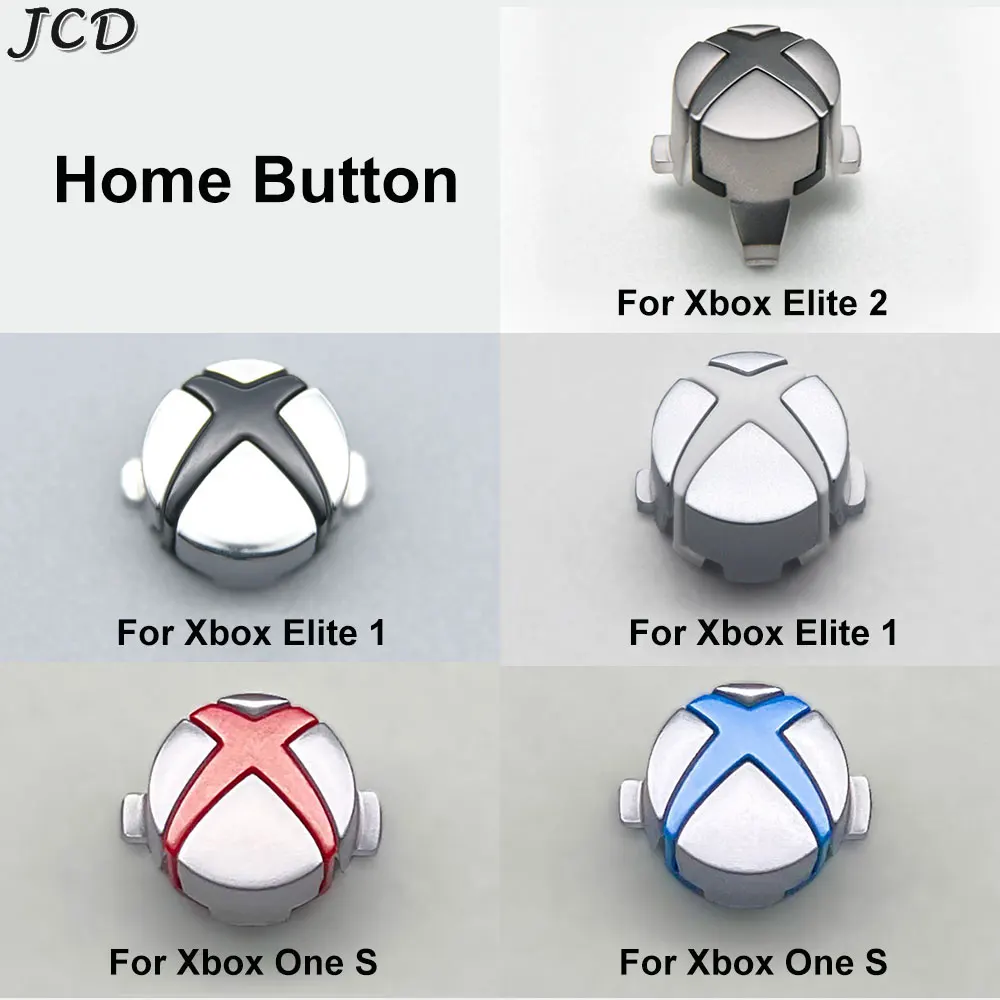 JCD For Xbox One Elite Series 1/2 Controller Home Button For Xbox One S Start Return Back Switch Light Power Guide Logo Key