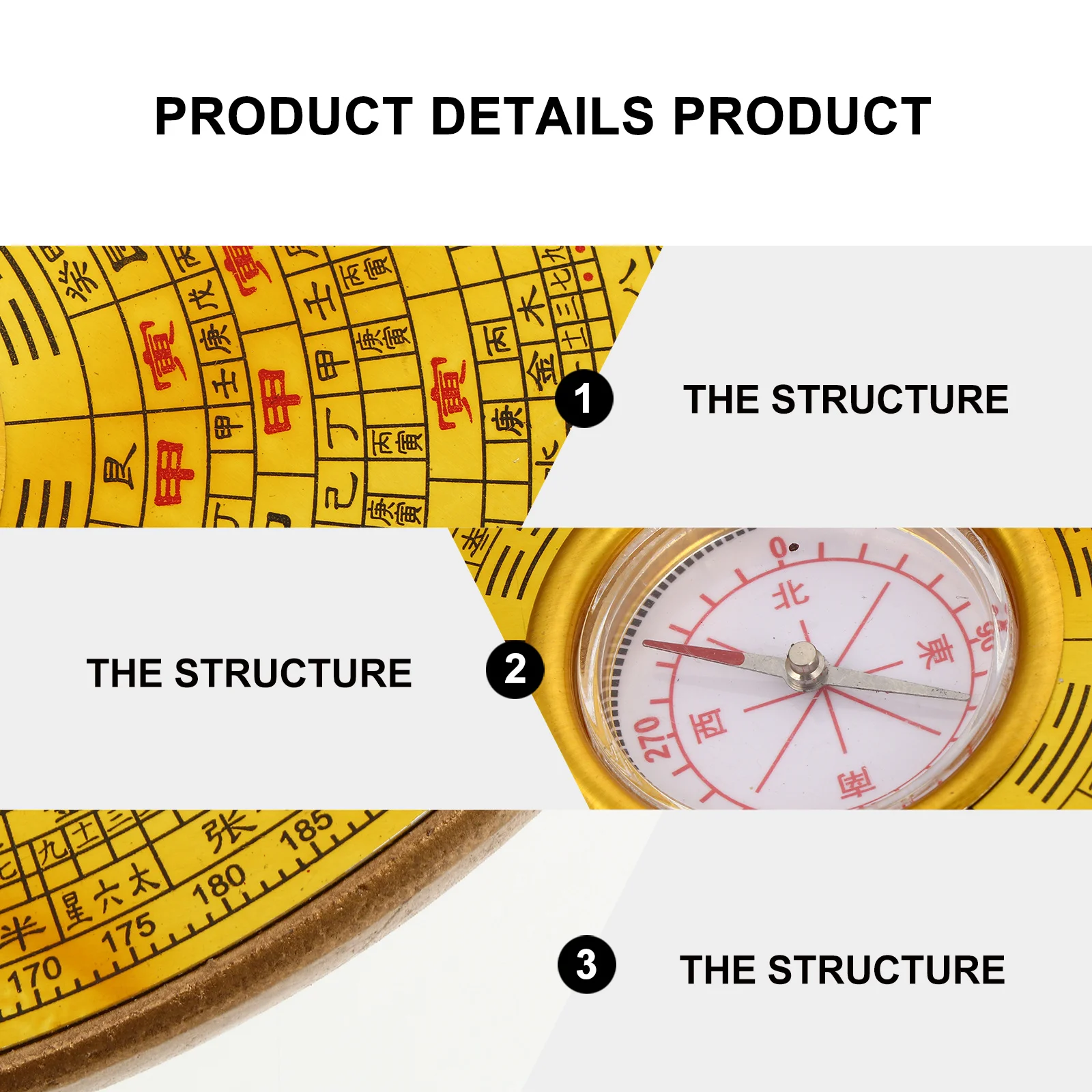 

Geological Compass Instrument Durable Simple Education Tool Experiment Direction Teaching Aid For Physics