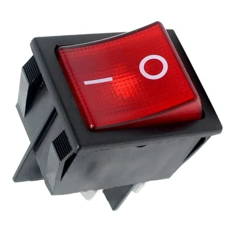 ZE-235-2 ZE2352 Lighted Rocker Toggle Switch ON-Off ZE2352L Compatible with Electrical Rating 20A 125VAC 15A 250VAC