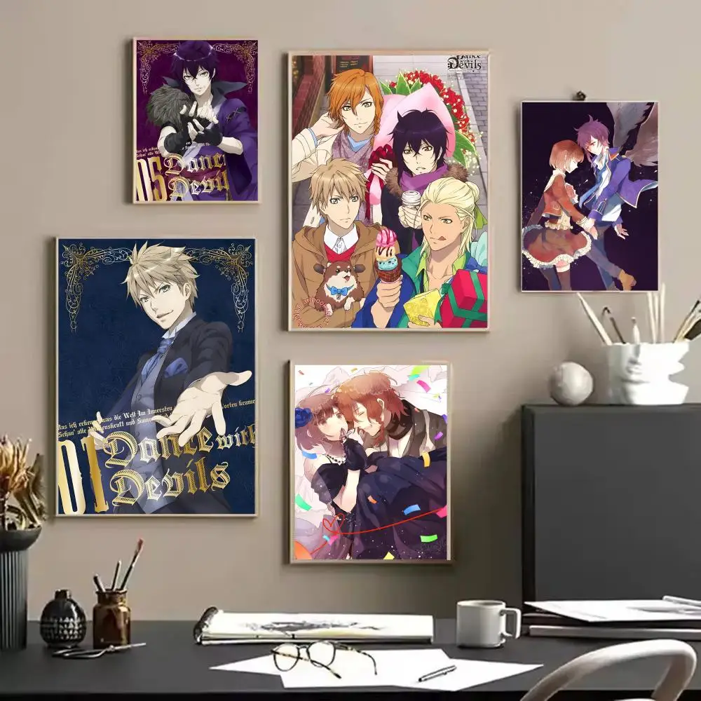 

Love Anime Game D-Dance With DevilsS Painting HD Canvas Waterproof Wall Art Picture For Home Office Living Room Bedroom Gift