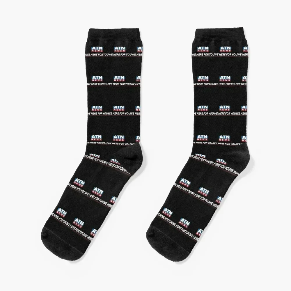 ATN News Socks colored winter thermal Christmas New year's Men's Socks Women's floor kids winter thermal Socks For Girls Men's