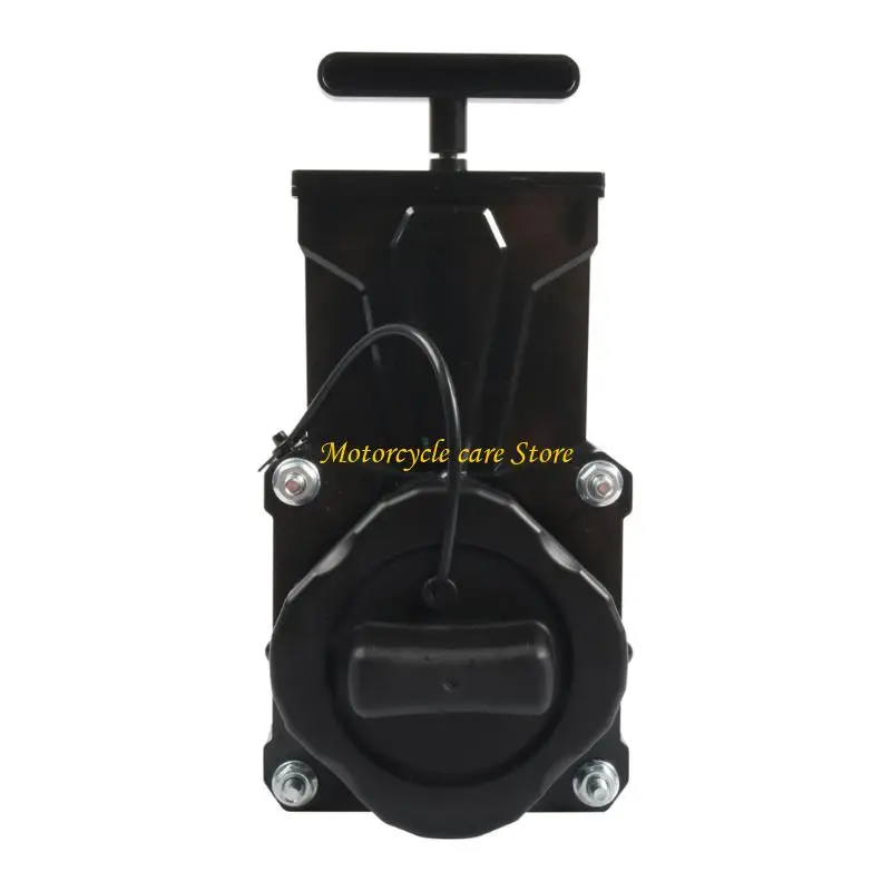 

U75F Manual Rotating Handle Trailer Motorhome Sewage Drain Valves Outdoor Use Black