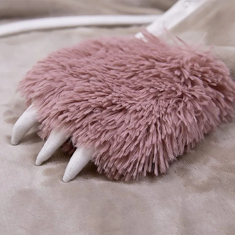 سوبر لينة الفانيلا الباندا رداء حمام بقلنسوة دافئ الحيوان تحت عنوان رداء منامة للنساء الرجال الكبار مضحك هدية صالة دافئة ارتداء #4