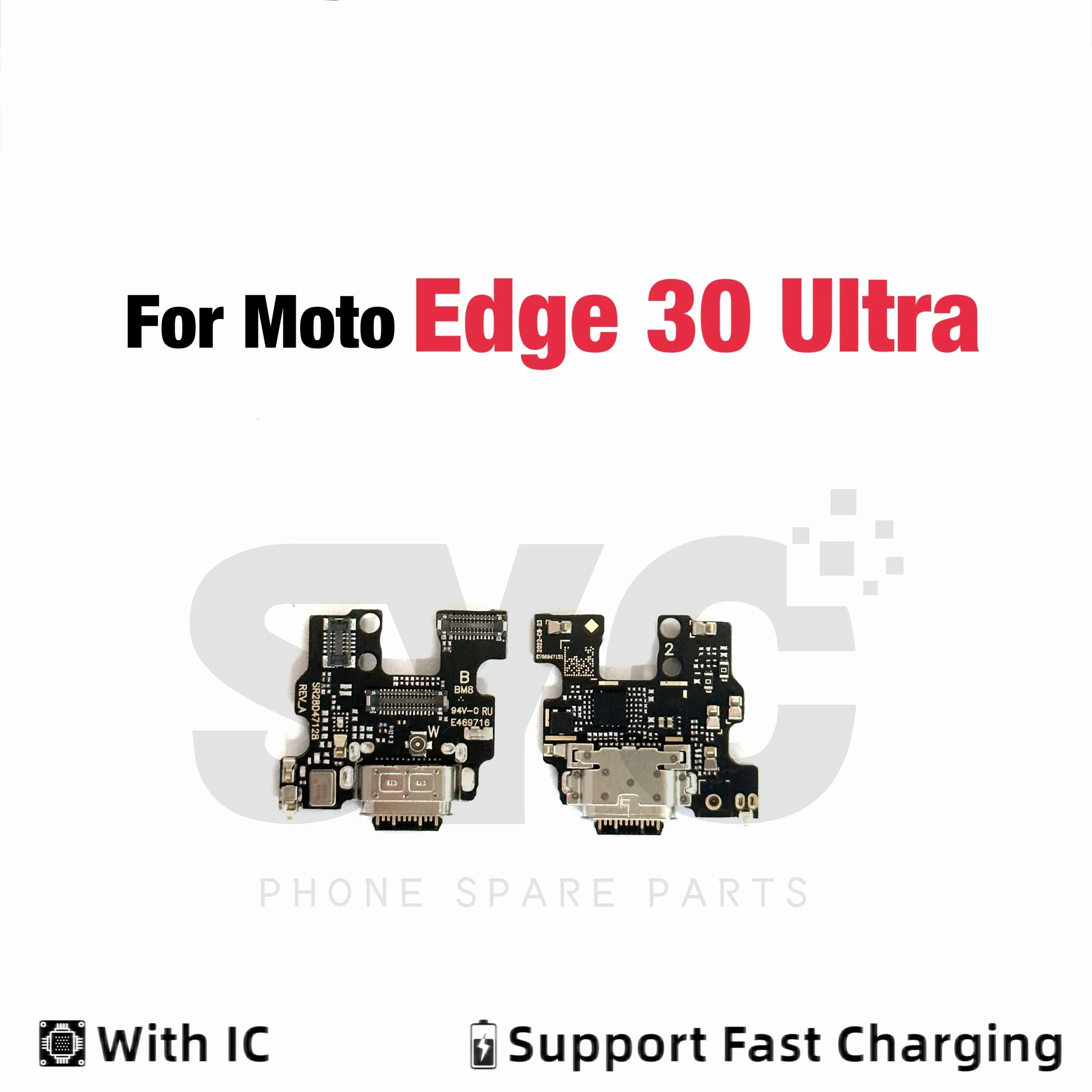 

SYC USB Charge Port Jack Dock Connector Charging Board For Motorola Moto Edge 30 Ultra