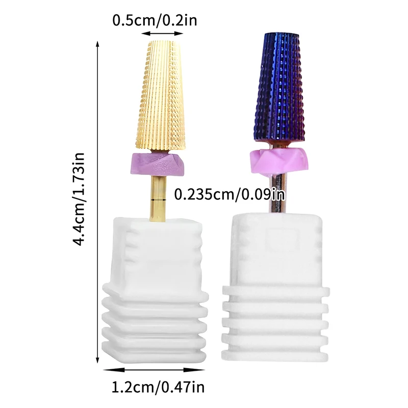 5 In1 Nail Drill Bit Electric Manicure File Quick Removal Nails Polish Grinding Head Cuticle Nail Polishing Head Nail Tools