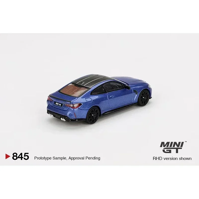 MINIGT In Stock 845 1:64 G82 M4 Competition Blue Diecast Diorama Model Collection Miniature Toys - Image 4