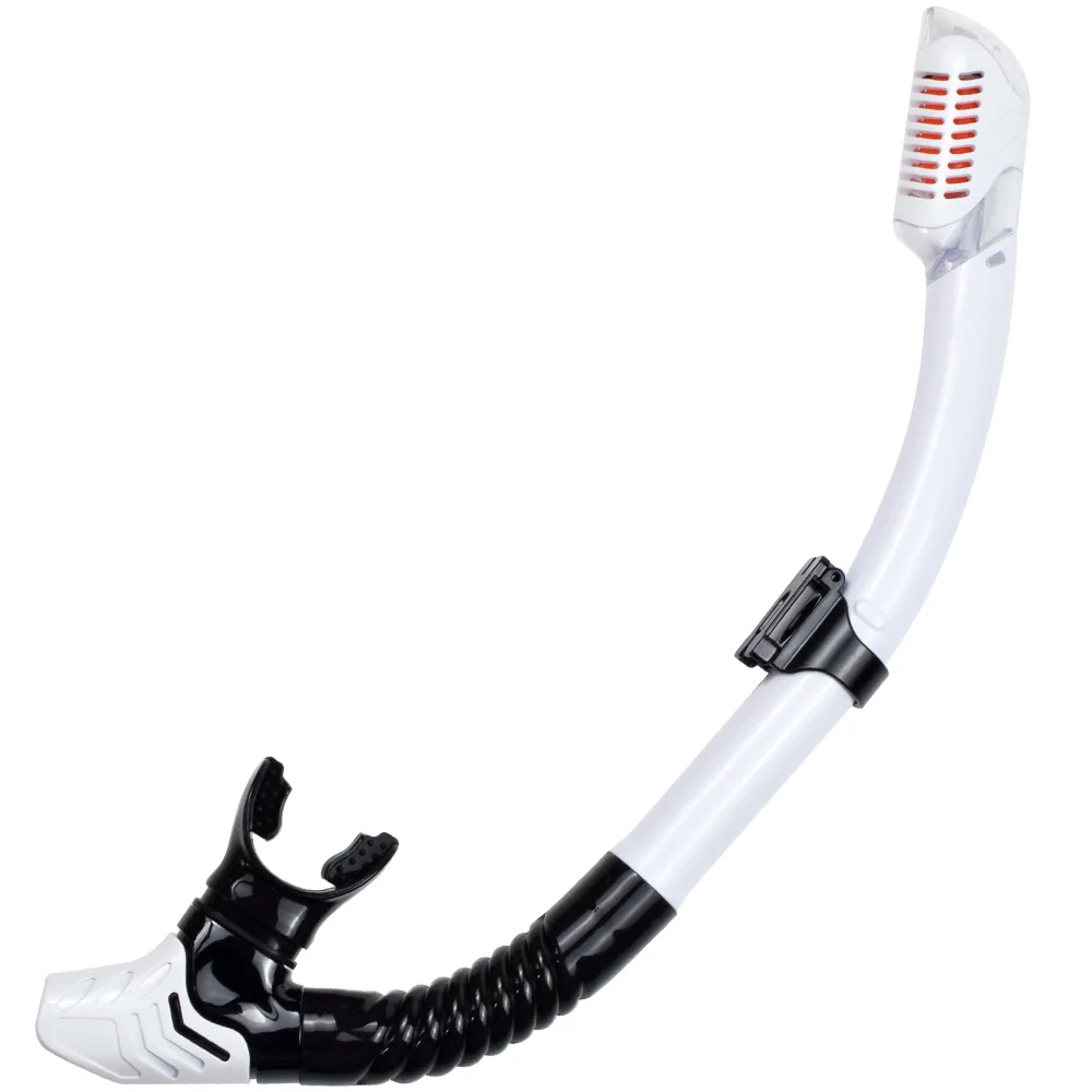 Trocken schnorchel rohr Easy Breath Scuba Diving Spritz schutz Top Ventil Schwimmen Unterwasser ausrüstung für Erwachsene Kinder Männer Frauen Jugend