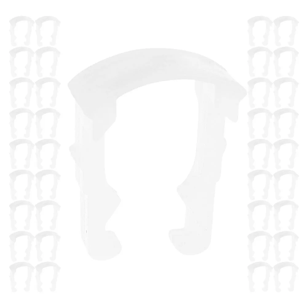 

200Pcs Fuel Line Retaining Clips U Shaped Durable Hose Clamp Automotive Fuel Filter Mount Small Repair Kit Wire Hose Clamp