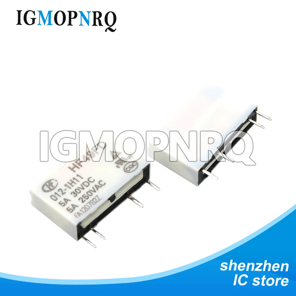 2PCS HF49FD-005 HF49FD-012-1H11 HF49FD-024-1H1 Industrial electronic circuit board DIY Relay 1012 024 1H11 4pin 5A 5V 12V 24V