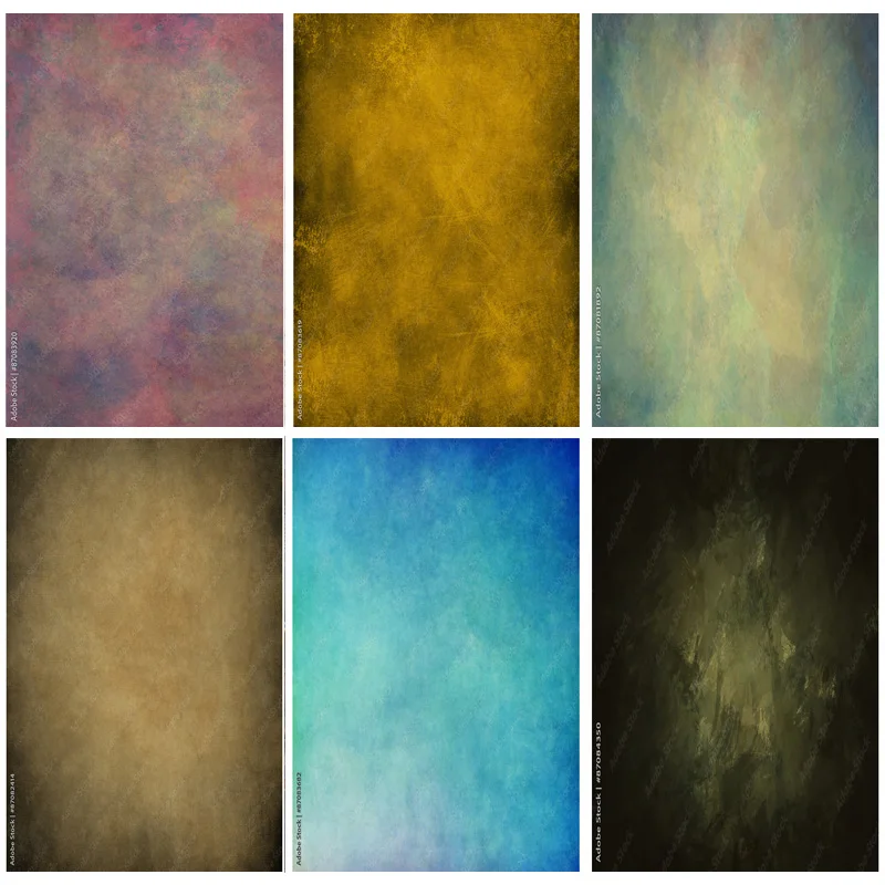 

Vintage Hand Painted Gradient Texture Photography Backdrops Studio Props Portrait Photo Backgrounds MMKL-04