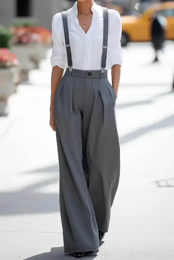 Women's Overalls Daily Workplace Suit Casual Pants Temperament Commuting Summer New Fashion Female Casual British Style Jumpsuit