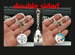 Diy Baby Keychain Name Newborn Date Of Birth Weight Height Commemorative Custom Key Ring New Mom Dad Gift