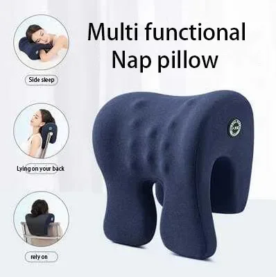 Neck Support Office Rest Lunch Break Orthopedic Student Desk Sleeping Memory Foam Nap Pillow For Travel Headrest