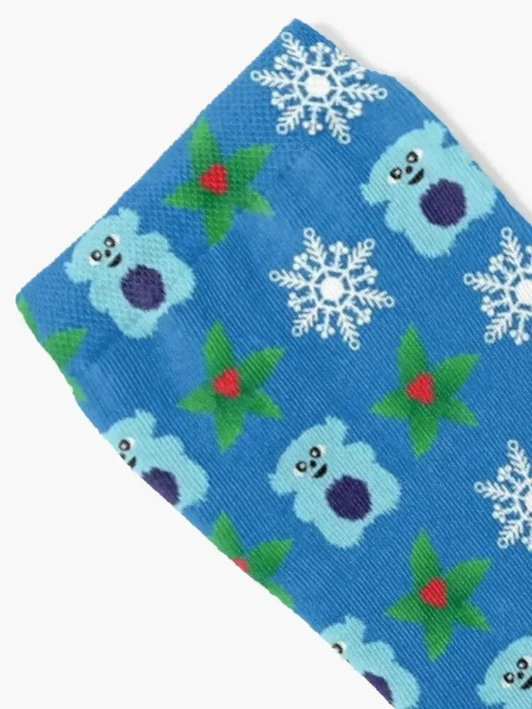 Beebo Christmas Blue Socks hip hop shoes short tennis Socks Men Women's