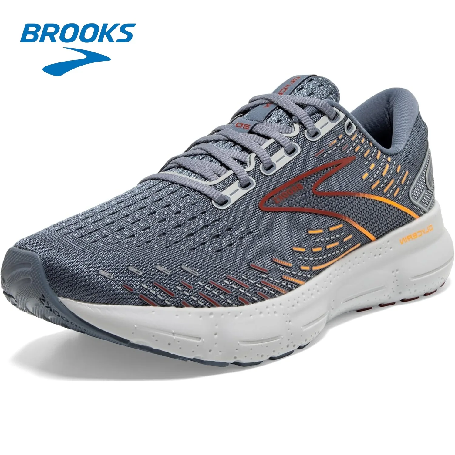 Brooks Men’s Glycerin GTS 20 Provides A Lightweight Fit And Responsive Cushioning For Every Step