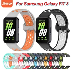 Correa de silicona para Samsung Galaxy Fit 3, pulsera de reloj inteligente, accesorios de repuesto