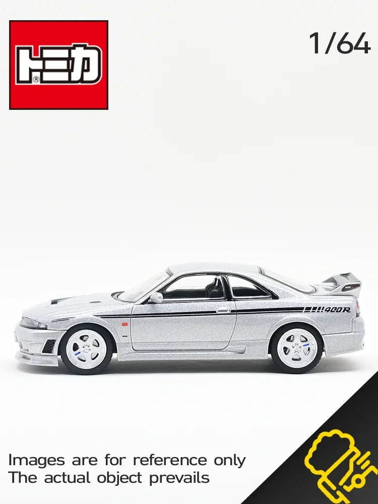 TOMICA TLV 1:64 NISMO 400R Matsuda Secondary GTR R33, Alloy die cast static car fashion play model, children's holiday gift.