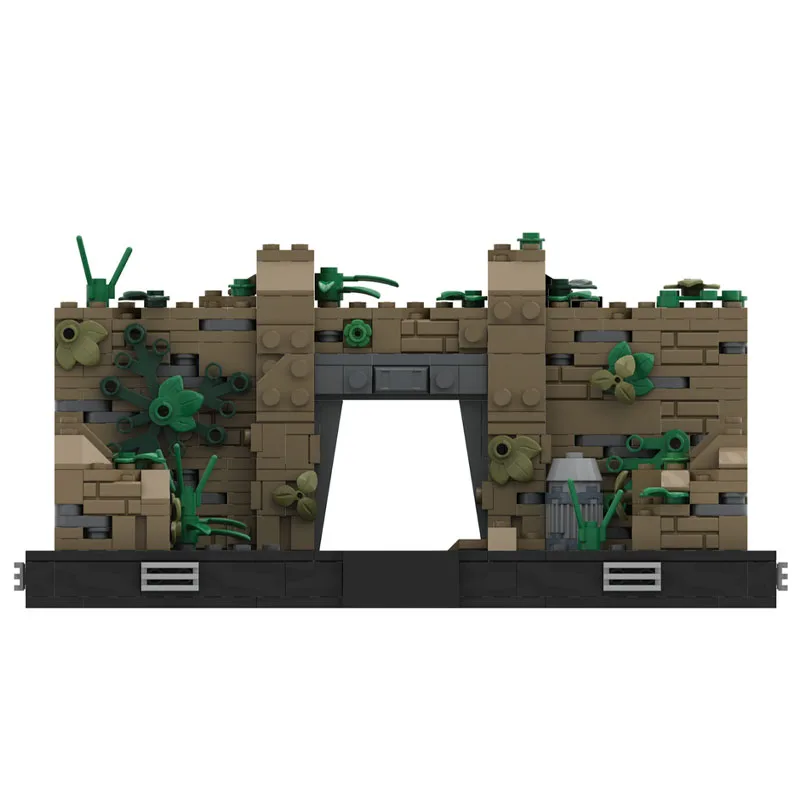 634 PCS Star Scuffle IV Tempel Ruinen Diorama MOC Anpassen Modulare Baustein Technologie Einfaches DIY Spielzeug Weihnachtsgeschenk