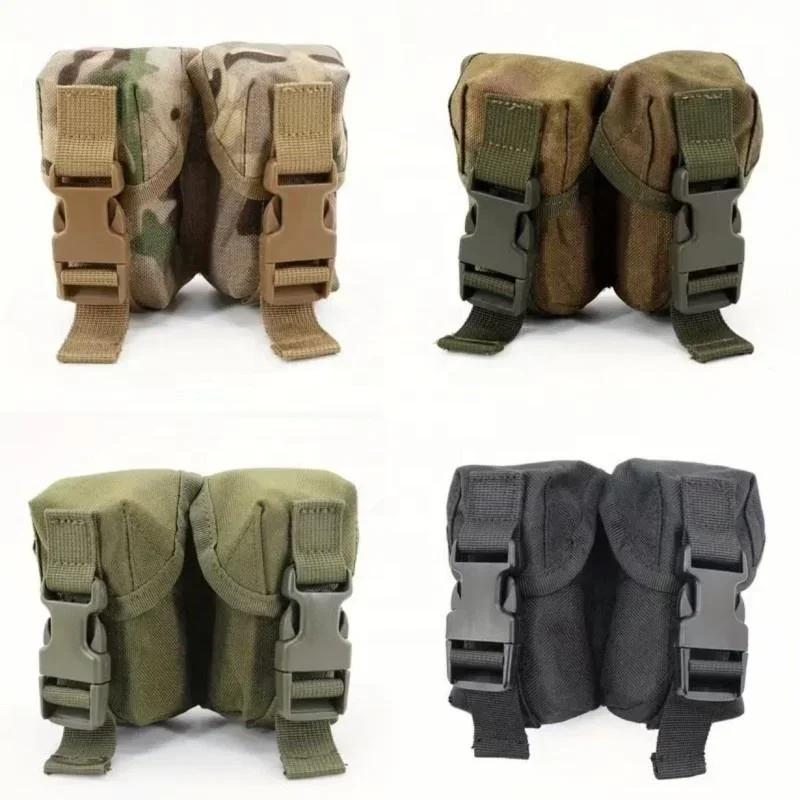 Single/Double Frag Grenade Pack Molle EDC Tool Bag Accessory Pouch Shooting Hunting Equipment Molle Frag Grenade Holster