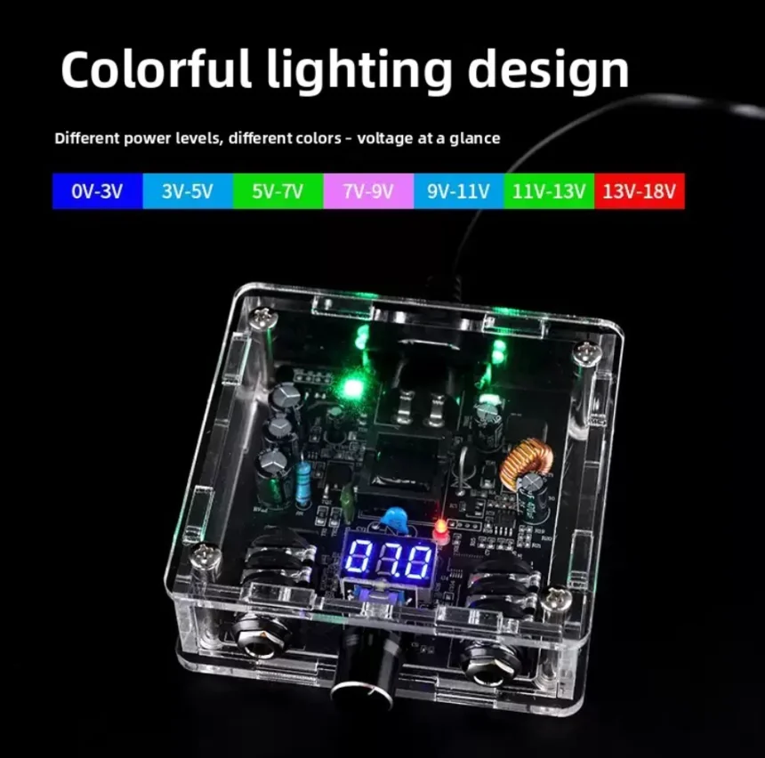 Transparent tattoo power supply High power 3A coil motor Tattoo pen Universal power regulator