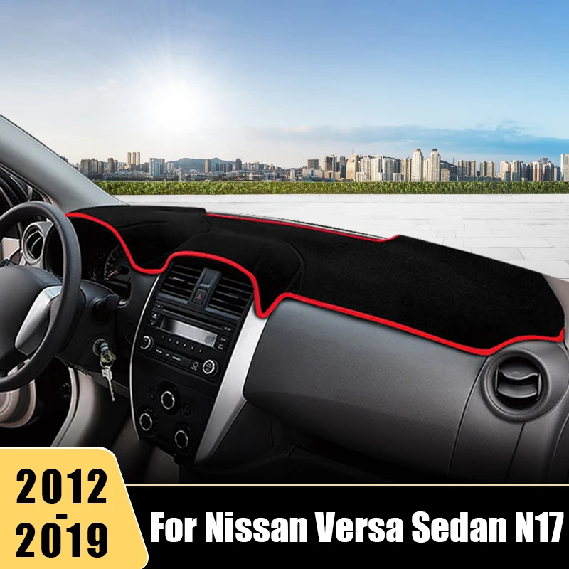 

For Nissan Versa Sedan N17 2012 2013 2014 2015 2016 2017 2018 2019 Car Dashboard Avoid Light Pad Instrument Carpets Accessories