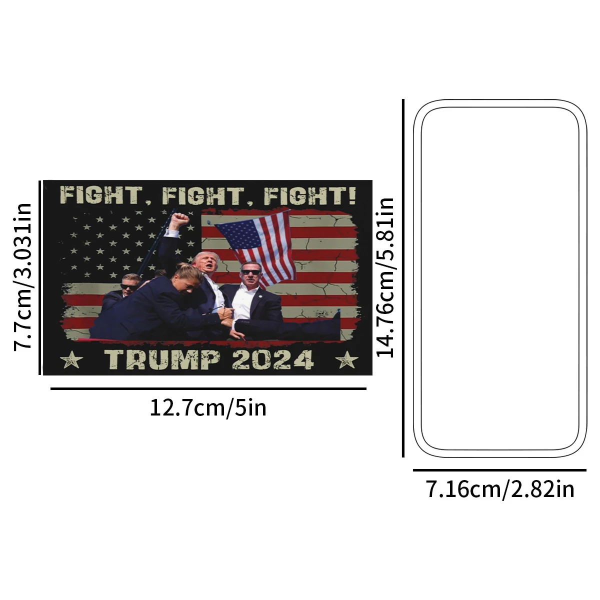 Sheets/Pack Donald Trump For President Decoration Sticker,American Outdoor Decoration Car,Motorcycle,Notebook Stickers