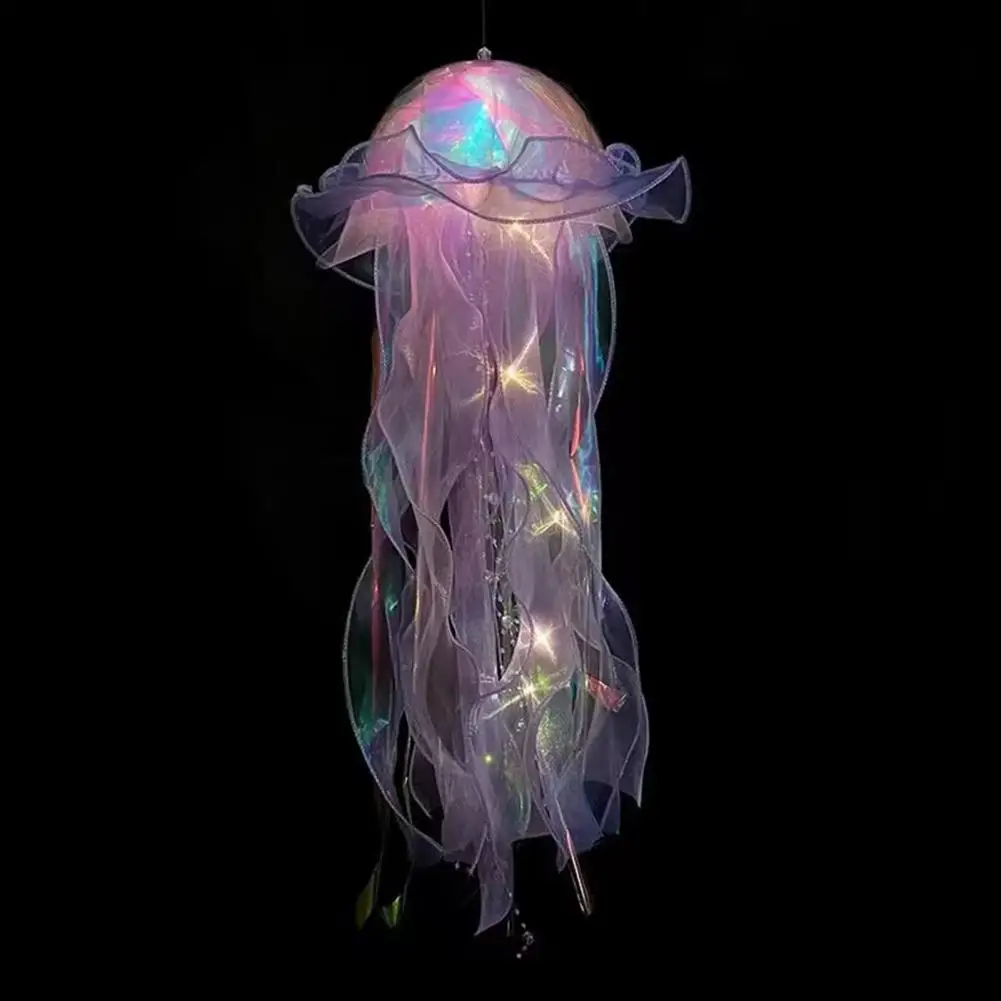 55cm LED Glowing Jellyfish Lamp Lantern Mermaid Party Jellyfish Light Wedding Party Birthday Holiday Jellyfish Fairy Light Decor